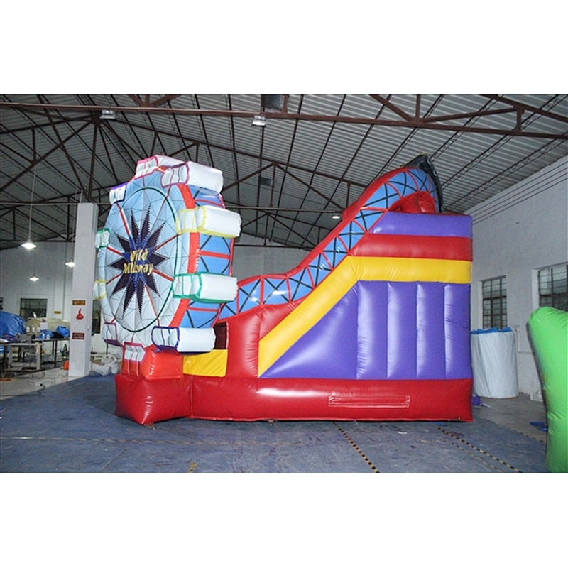 playground tickets with ferris wheel fun city inflatable amusement park-7x6x4M