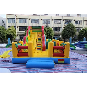 basic fun city inflatable amusement park-7x5x6M