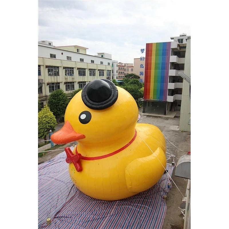 Popular Customized Inflatable Water Toys Inflatable Fooating Toys Giant Yellow Rubber Duck Hot Sale-10m