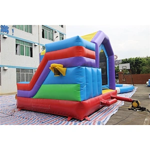 bouncer with slide jumping castle&basic castle&Inflatable Combo-5x4x4M