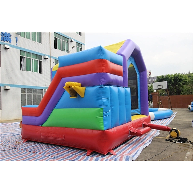 bouncer with slide jumping castle&basic castle&Inflatable Combo-5x4x4M