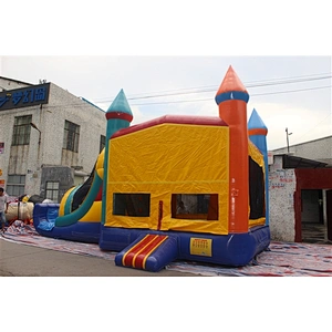 bouncer with slide jumping castle&basic castle&Inflatable Combo-7x4x4.5M