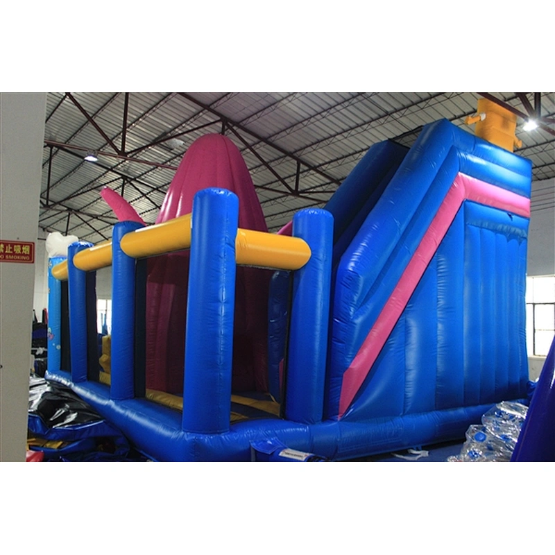 spongebob and Patrick star fun city inflatable amusement park-8x6x5M