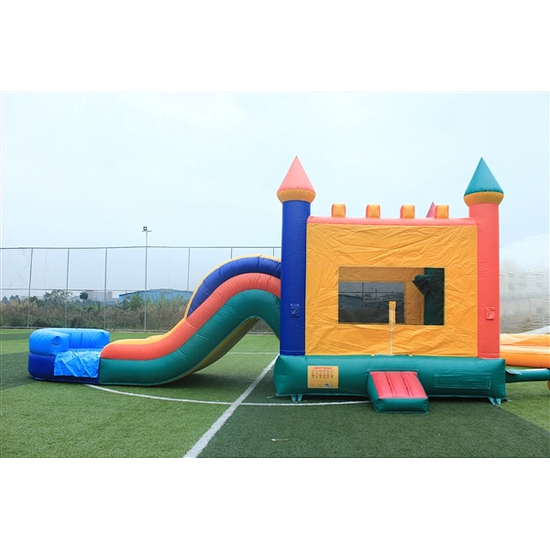 bouncer with slide jumping castle&basic castle&Inflatable Combo-9x3.5x4M