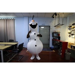 the snowman Olaf in Frozen costume