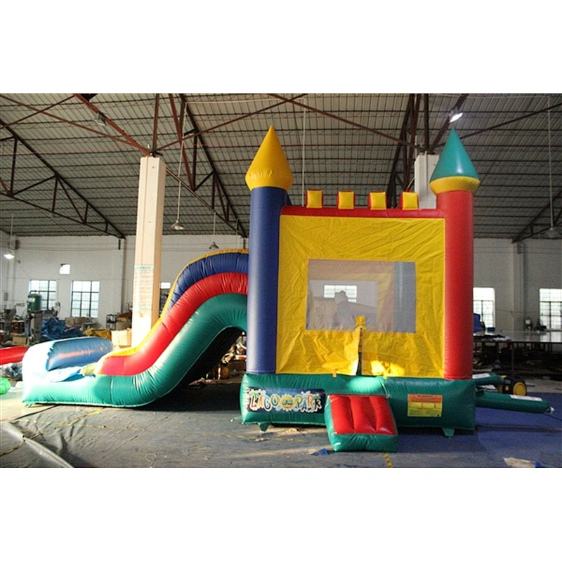 bouncer with slide jumping castle&basic castle&Inflatable Combo-6.4x4.4x4M