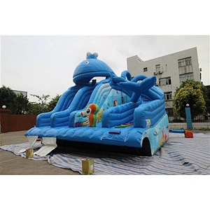 Newest Inflatable Water Slide Inflatable Slip Inflatable Water Slide For Kids-9x6m