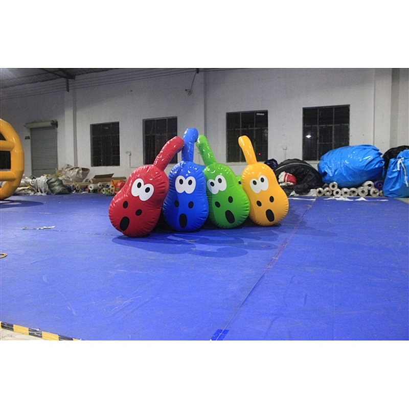 inflatable colorful riding worm