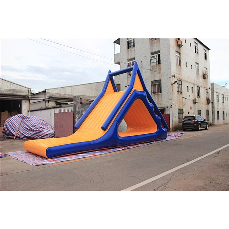 Triangle slide products Inflatable water park equipment ,inflatable water play equipment for water park-9x2.7x5+2x3x0.7