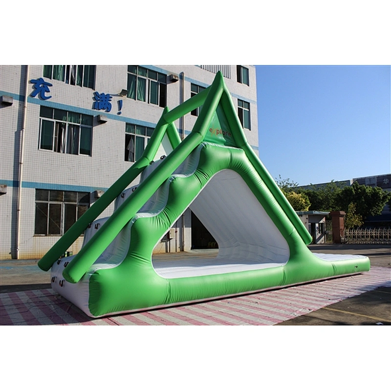Triangle slide products Inflatable water park equipment ,inflatable water play equipment for water park-9x2.7x5m