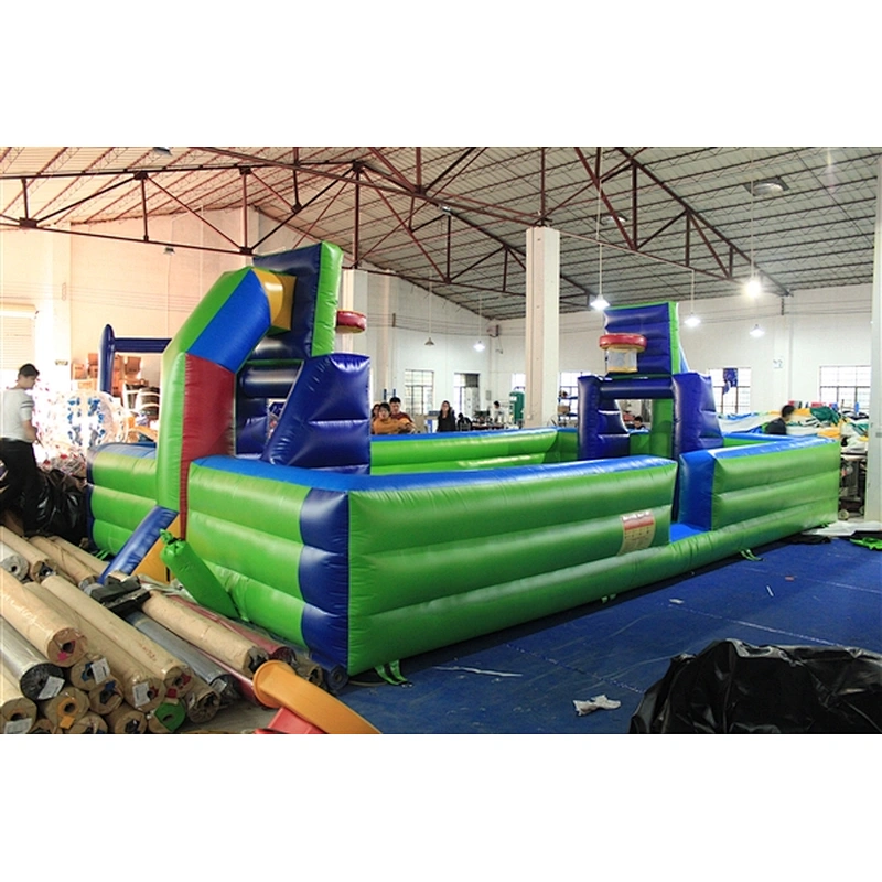 High Quality inflatable human table soccer inflatable soccer field inflatable sport games for sale-8x4M
