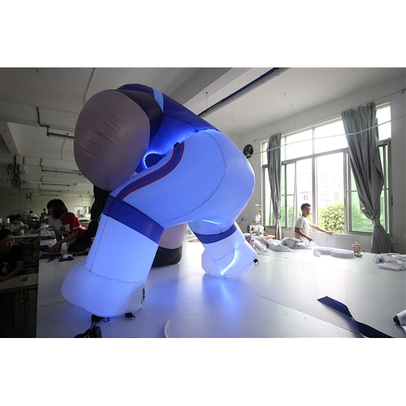 inflatable half-squatting Rugby player-1.5m