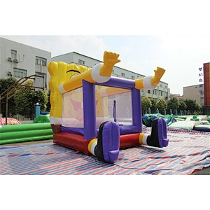 sitting Spongebob jumping castle jumping bouncer  Inflatable Bouncer-4x3M(main body3x3M)