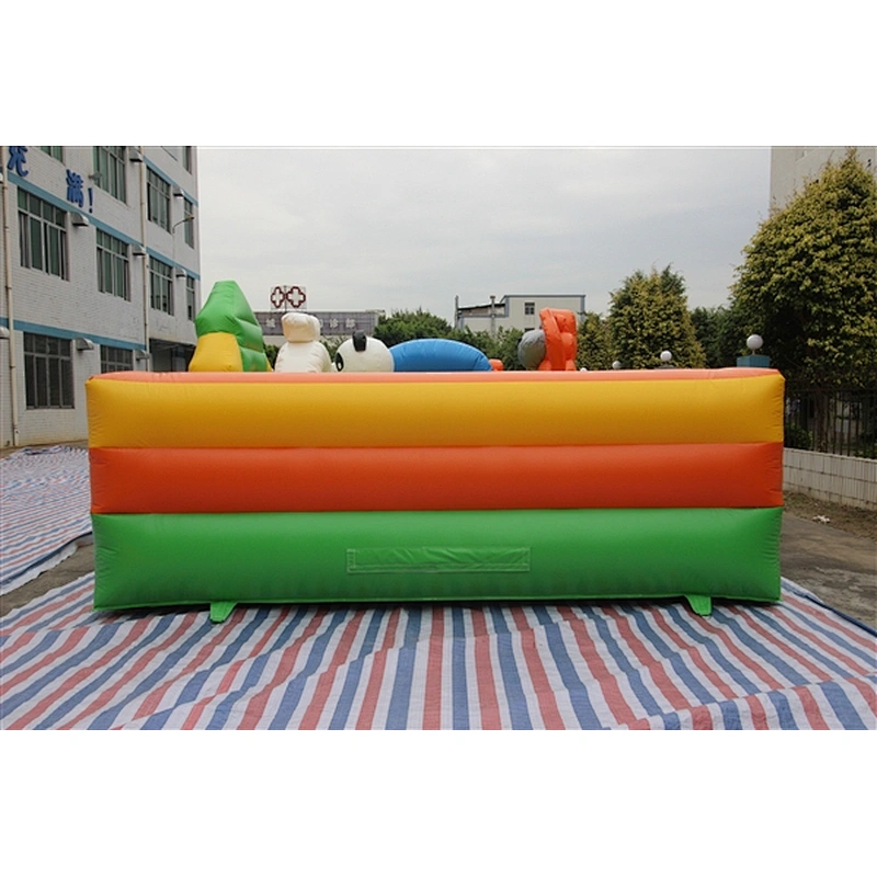 animal gathering zoo fun city inflatable amusement park-6x4.5x2M