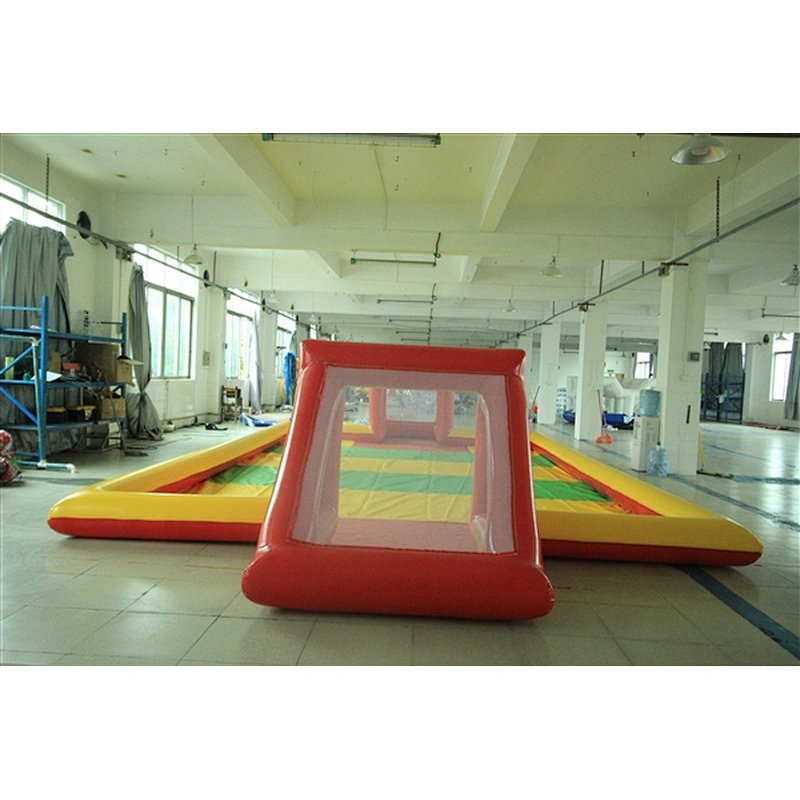 High Quality inflatable human table soccer inflatable soccer field inflatable sport games for sale-10x5M