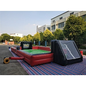High Quality inflatable human table soccer inflatable soccer field inflatable sport games for sale-12x6m