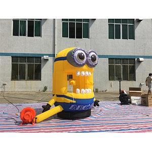 inflatable minions with giant mouth-2m