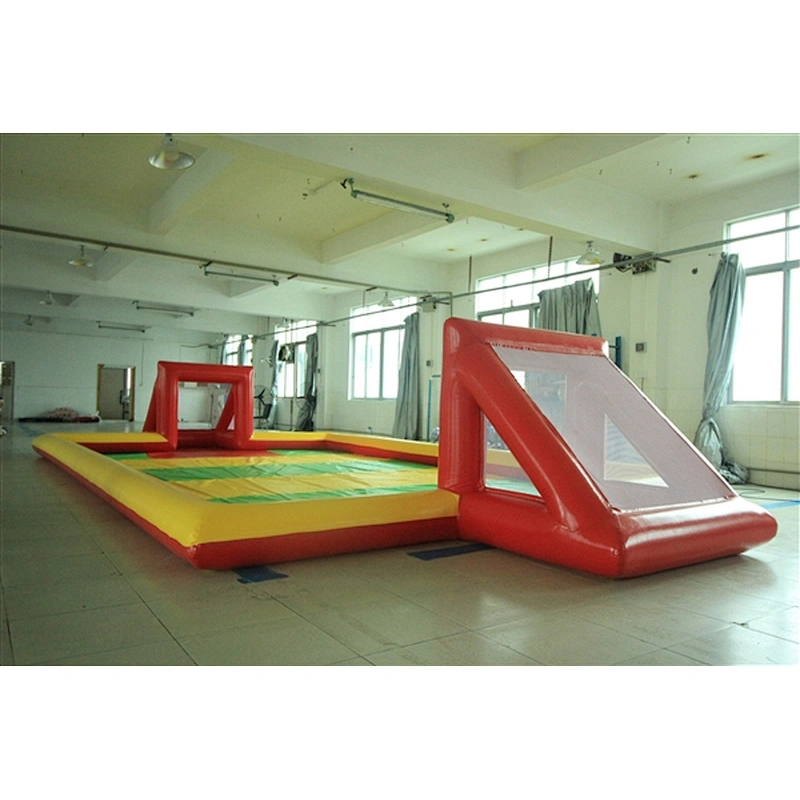 High Quality inflatable human table soccer inflatable soccer field inflatable sport games for sale-10x5M