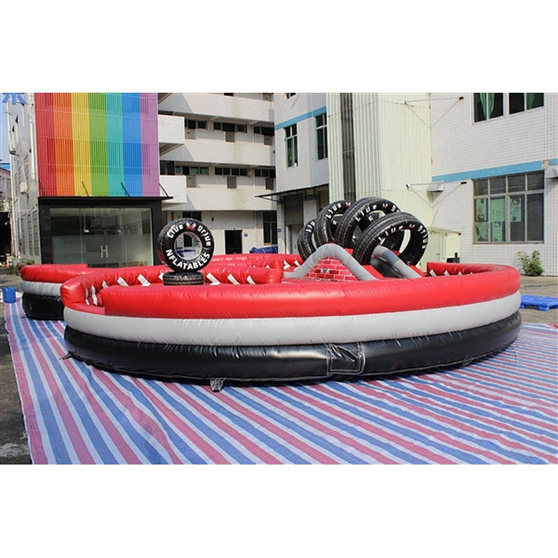 attractive live driving car racing New design go kart inflatable circuit racing track for sporting events, inflatable race track for sale inflatable sports-10x7.7m