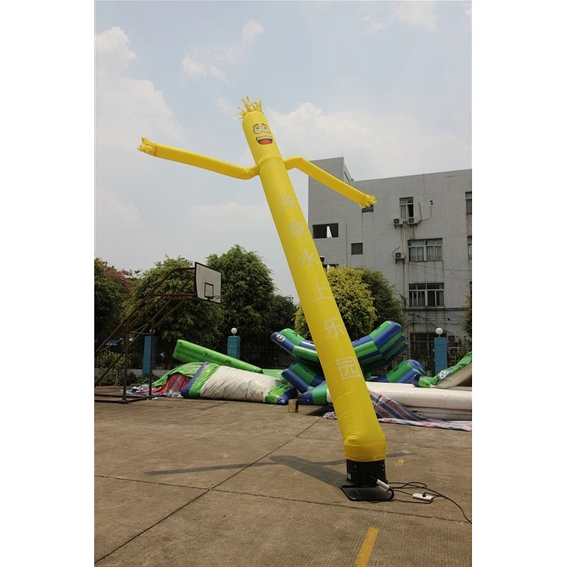 Cube Advertising Shape Sky Best Quality Inflatable Air Dancer-6m