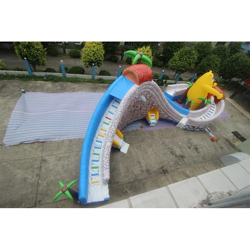 Water Slide For Adult Large Swimming Pool Water Park Pop For Sale-30x30x7m