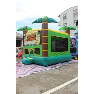 hawaii bouncer coconut tree tropical style inflatable jumping castle& Inflatable Bouncer Inflatable Bouncer-4x4x4m