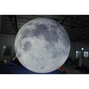 Custom Model Planet Balloon Inflatable Moon For Exhibition-6m