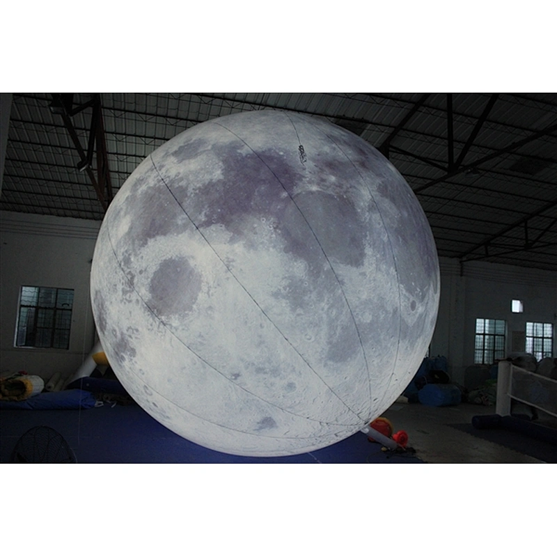 Custom Model Planet Balloon Inflatable Moon For Exhibition-6m