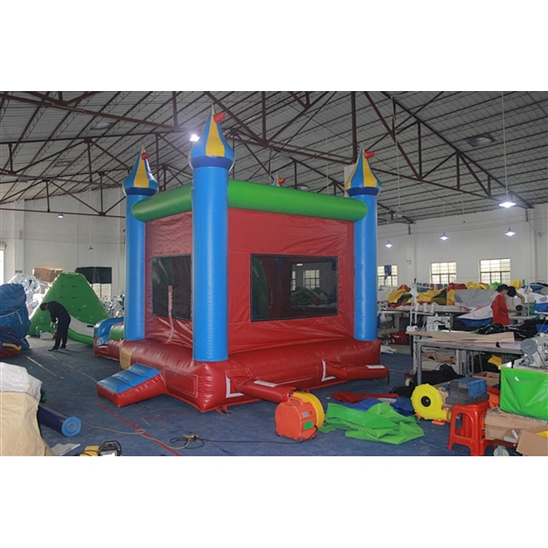 bouncer with slide jumping castle&basic castle&Inflatable Combo-6.4x3.6x4M