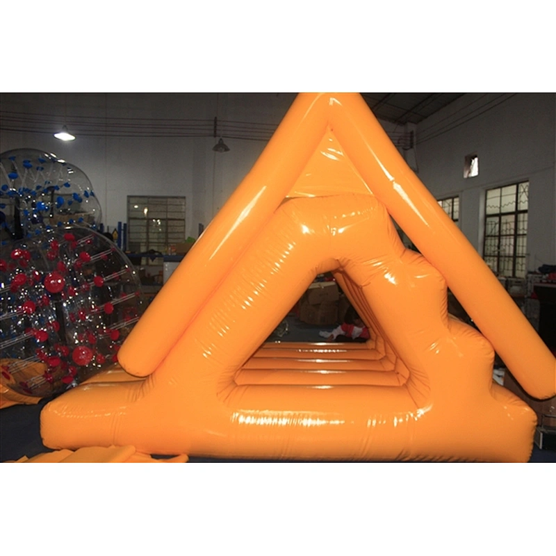 Triangle slide products Inflatable water park equipment ,inflatable water play equipment for water park-3x2x2.8m