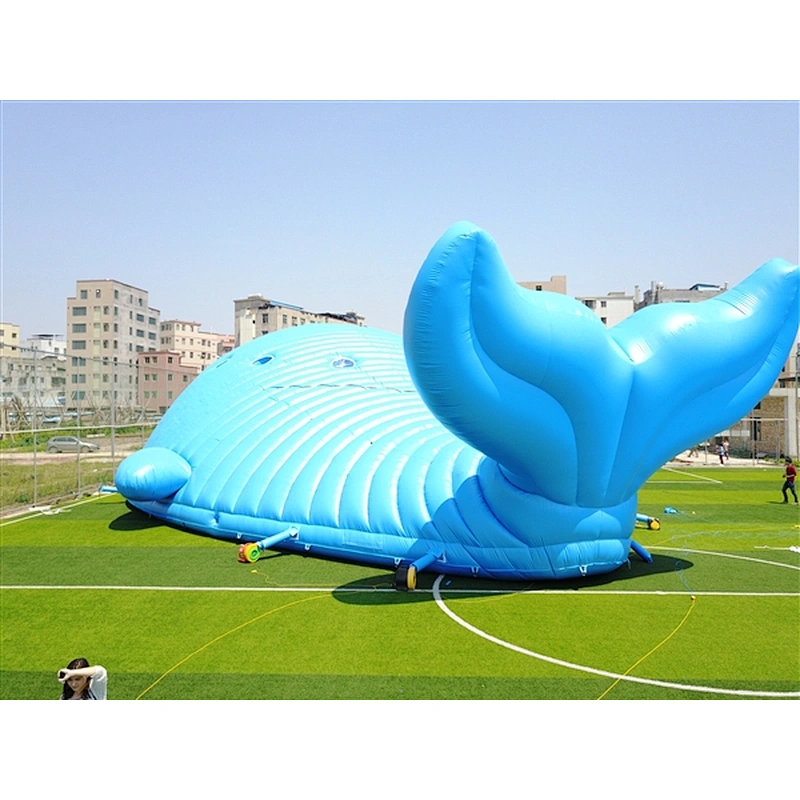 giant inflatable whale inflatable tent large inflatable igloo tent for event-32x17x10M