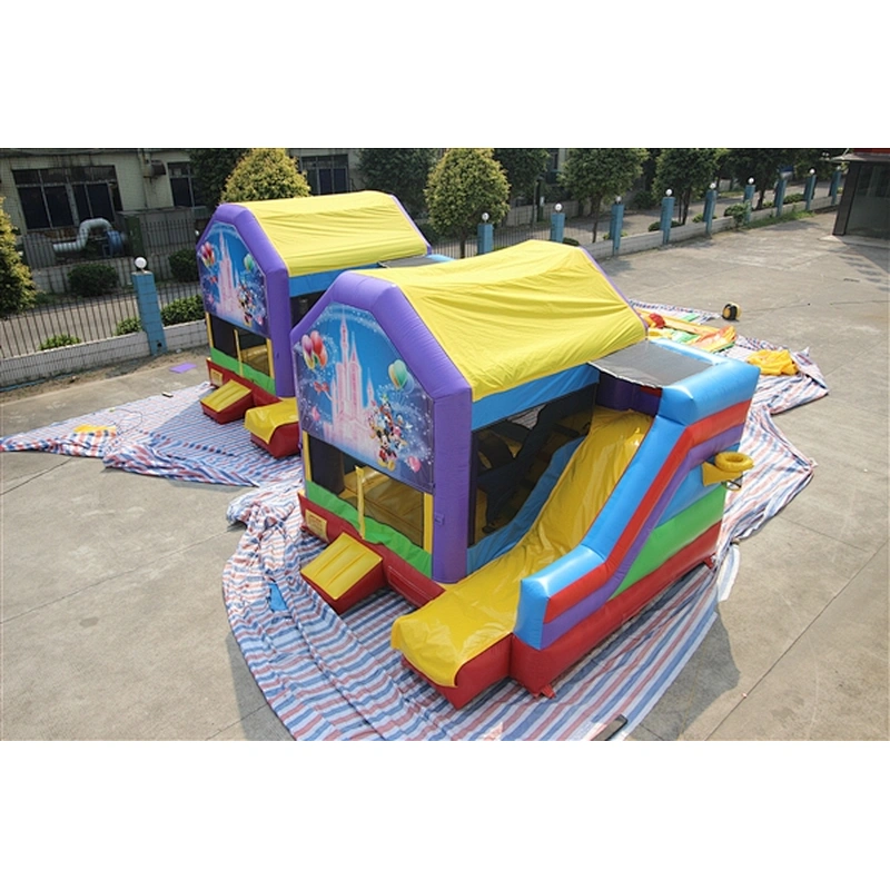 Disney Mickey and with his friends bouncer with slide jumping castle&Inflatable Combo-5x4.8x4M