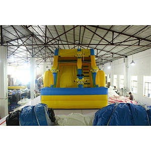 Minions yellow man yellow inflatable bouncer slide Inflatable Slide-7x4x4.5M