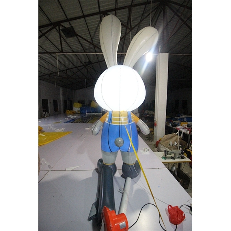inflatable rabbit with LED light-3m