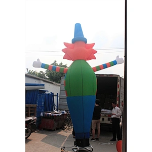 Customized Wholesale Cheap Used Adult Clown Costume Advertising Inflatable Dancing Man Air Sky Dancer For Sale-4m