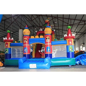 Disney Mickey and Donald duck fun city inflatable amusement park-10x6x5M