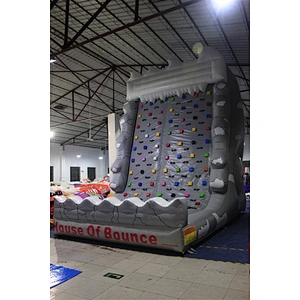Customized Inflatable Floating Climbing wall, Inflatable Climbing Wall inflatable mountain climbing for sale-5.5x4x6m