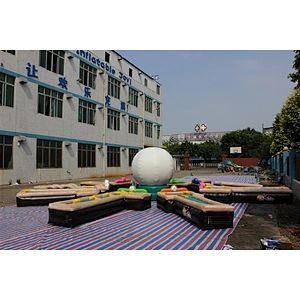 9 lands inflatable golf course inflatable sports-10x10m