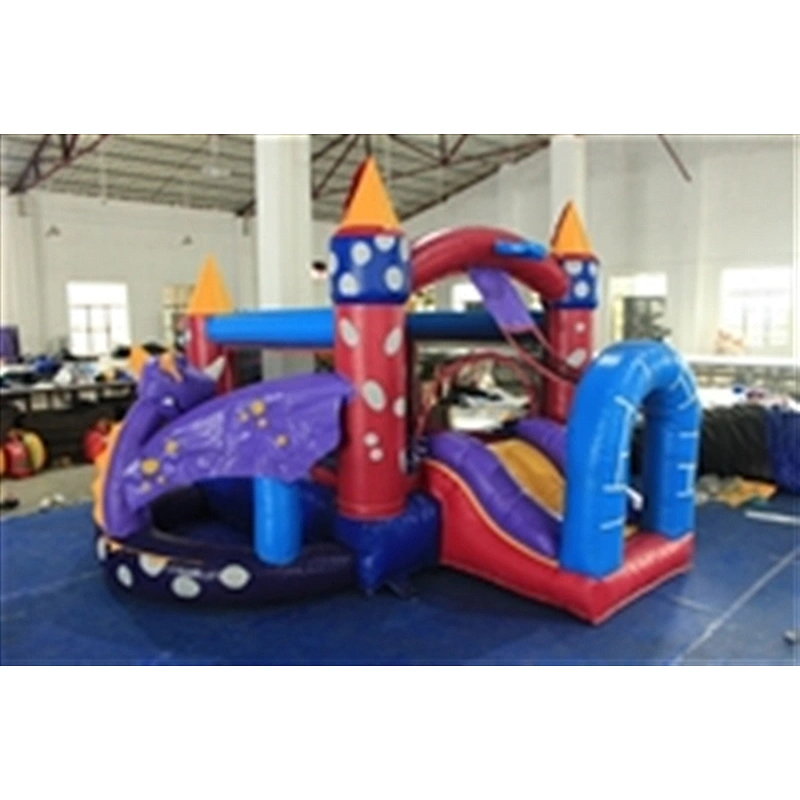 dragon castle bouncer with slide inflatable castle-3.5x3.5x2.45m