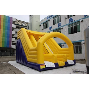 navy blue yellow basic slide Inflatable Slide-7x5x5M