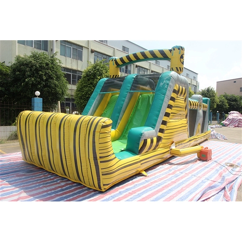 danger sigh radiation obstacle course inflatable inflatable obstacle inflatable obstacle course-10.7x3.1x3.5M