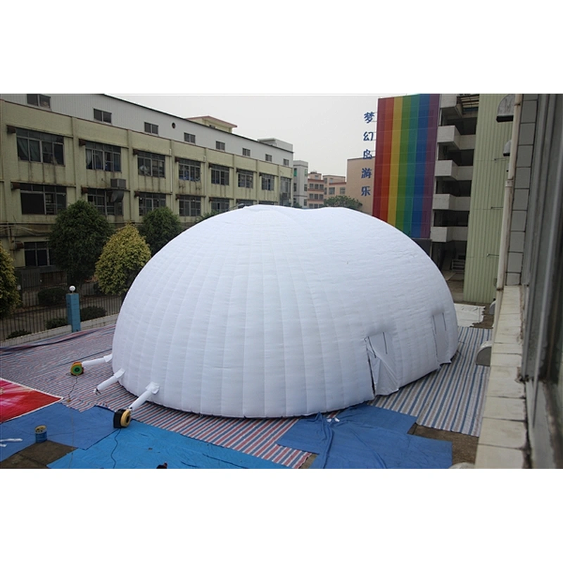 Giant Large Commercial Facet Clear Transparent Led Family Wedding Camping Bubble Inflatable Yurt Tent-12x18x5m