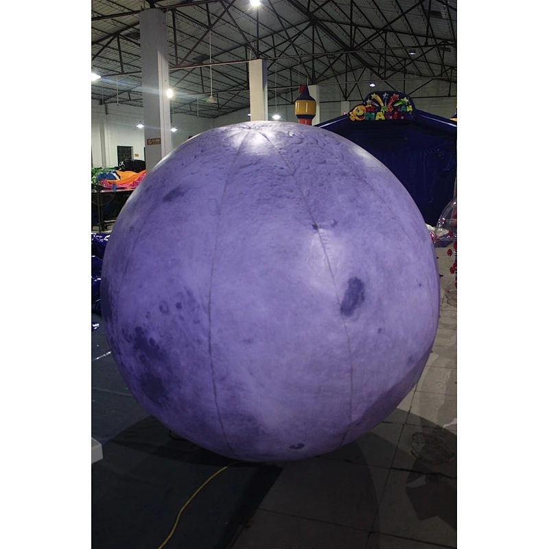 Custom Model Planet Balloon Inflatable Moon For Exhibition-1.5m