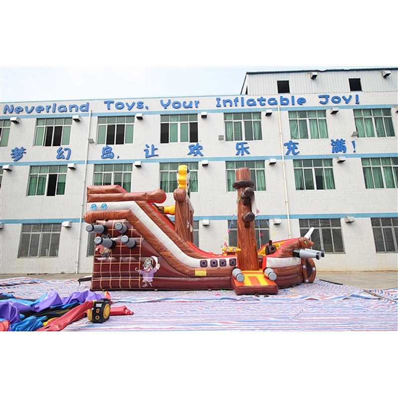 pirate boat pirate theme fun city inflatable amusement park-10x5x5M