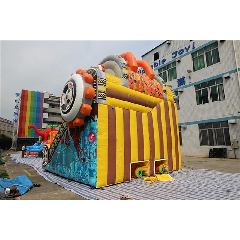 ugly fierce piranha fish slide Inflatable Slide-6x7x6.5M