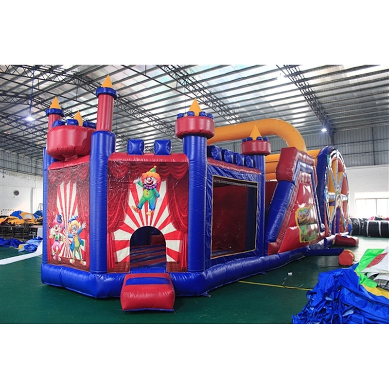 ferris wheel inflatable bouncer clown obstacle course inflatable inflatable obstacle inflatable obstacle course-15x6x5M
