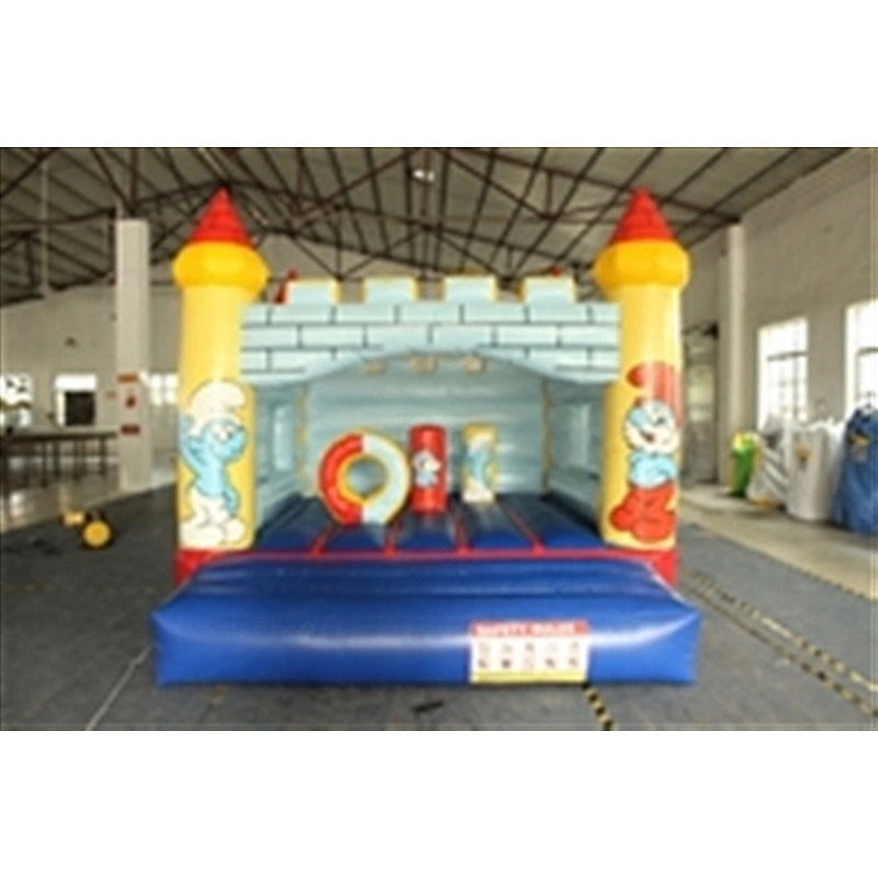 The Smurfs jumping castle jumping bouncer inflatable castle Inflatable Bouncer-4x3.2M