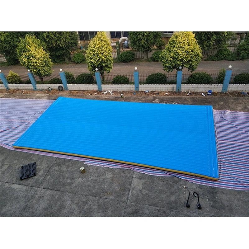customized Gonflable Pour La Gym Training Set Tumble And Gymnastic Equipment Factory Tumbling Used Inflatable gym mat For Sale-15x7.5x0.2m