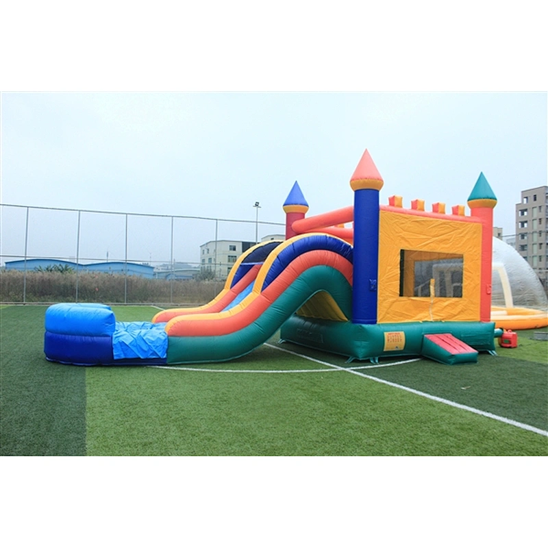 bouncer with slide jumping castle&basic castle&Inflatable Combo-9x3.5x4M