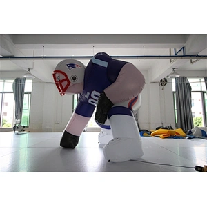 inflatable half-squatting Rugby player-1.5m
